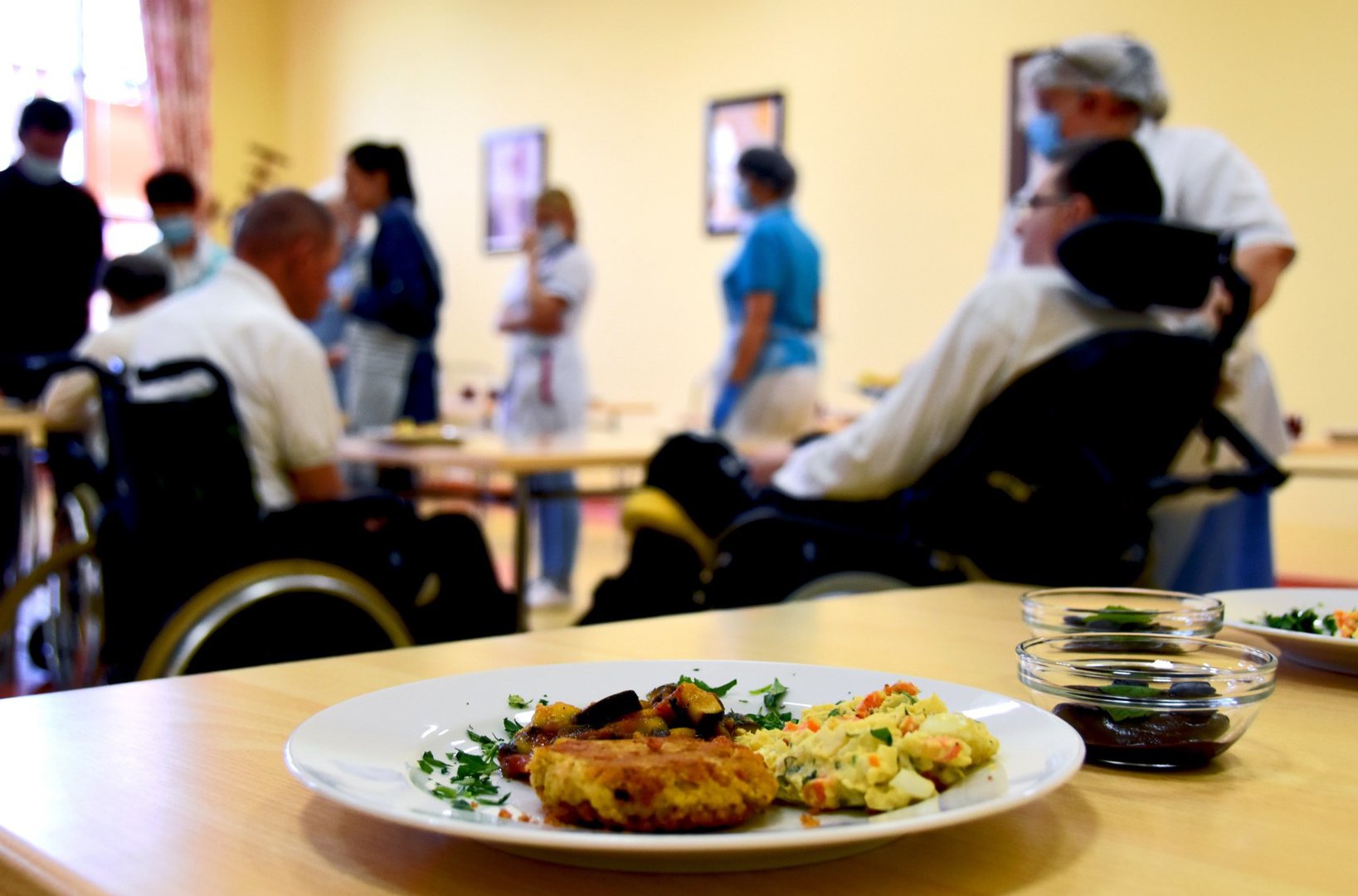 Appealing plant-based meal in Social Care Home in Rybnik, Poland